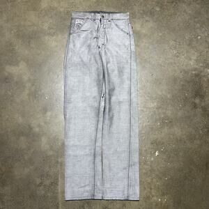 Vintage 50s Branders Grey Straight Leg Western Jeans 27x31